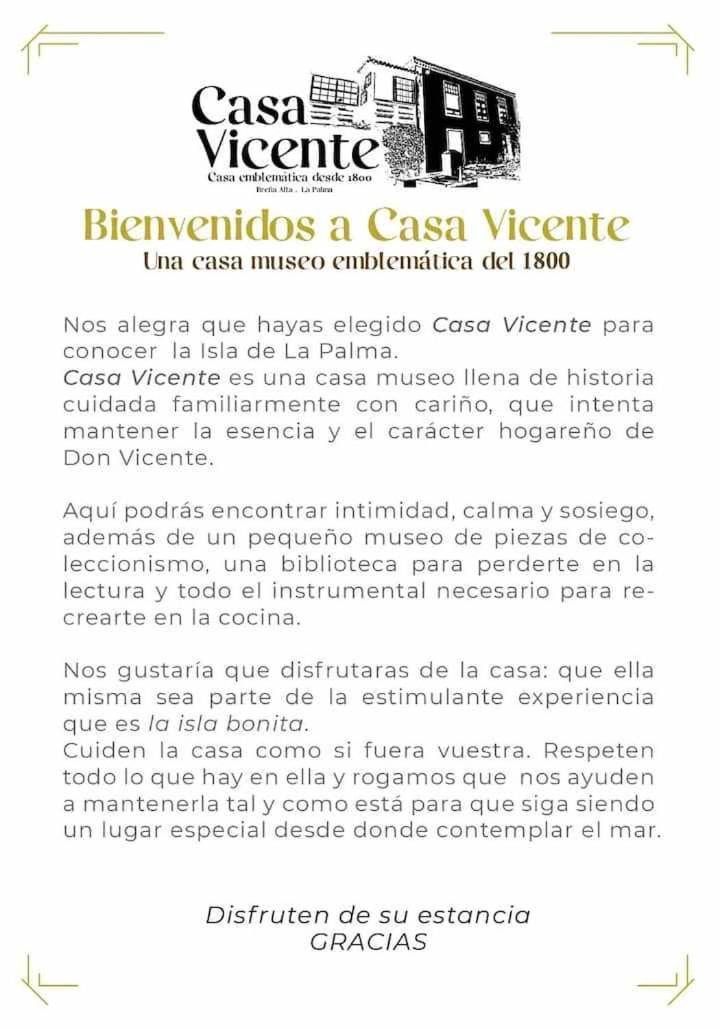 Casa Vicente Vista Al Mar Y Montana Βίλα Breña Alta Εξωτερικό φωτογραφία